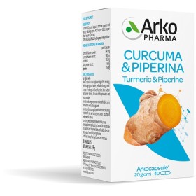 Arkopharma Arko Capsule Curcuma + Piperina 40 Capsule