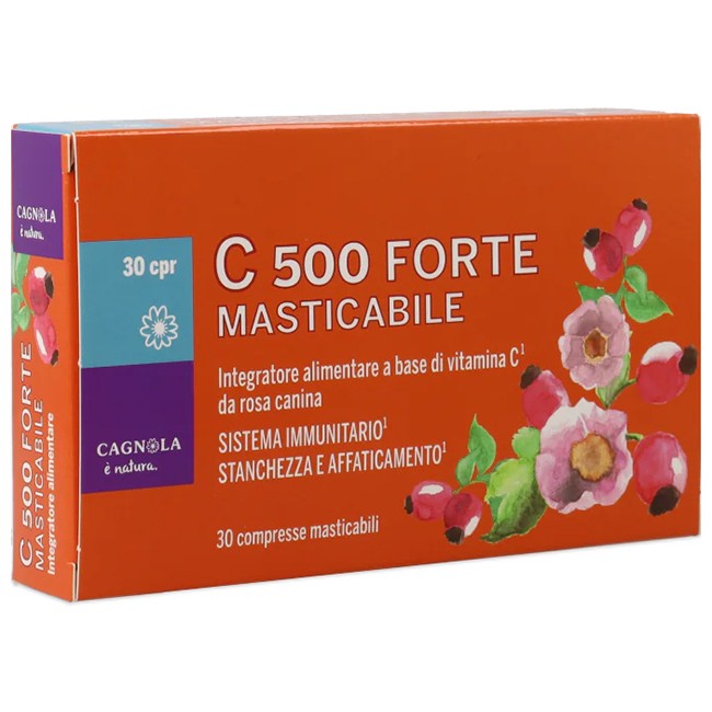 Dott. C. Cagnola C500 Forte Masticabile 30 Compresse Dott. C. Cagnola C500 Forte Masticabile 30 Compresse
