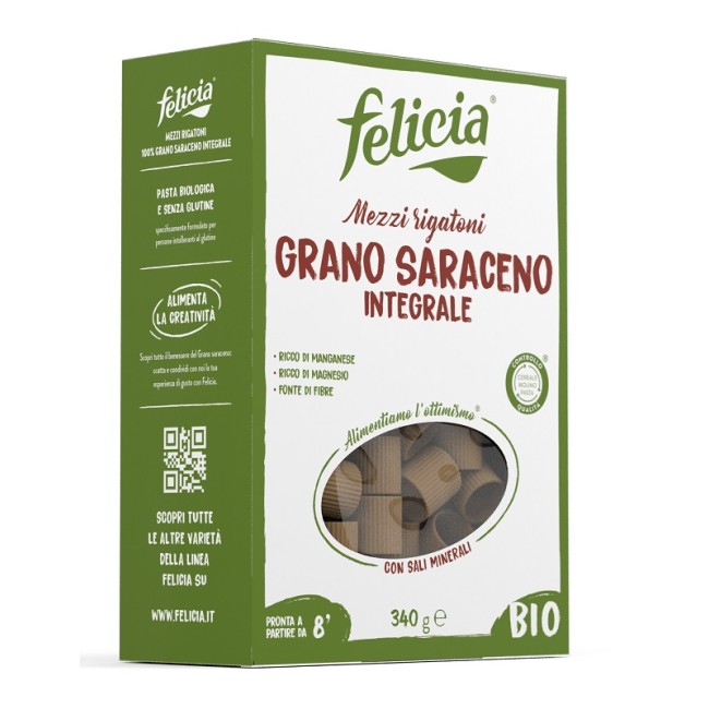 Andriani Felicia Bio Saraceno Mezzi Rigatoni 340 G Andriani Felicia Bio Saraceno Mezzi Rigatoni 340 G