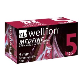 Med Trust Ago Per Penna Da Insulina Wellion Medfine Plus 5 32 Gauge Lunghezza 5 Mm 100 Pezzi
