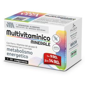 Paladin Pharma Sanavita Multivitaminico Minerale 30 Compresse