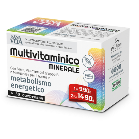 Paladin Pharma Sanavita Multivitaminico Minerale 30 Compresse