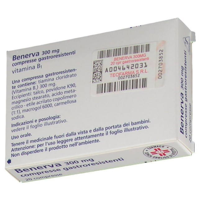 Farmed Benerva 20 Compresse 300mg