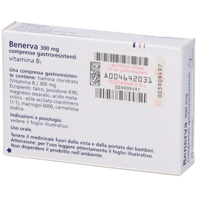 Farmed Benerva 20 Compresse 300mg