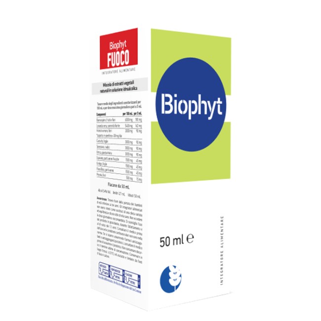 Biogroup Biophyt Fuoco 50 Ml Soluzione Idroalcolica