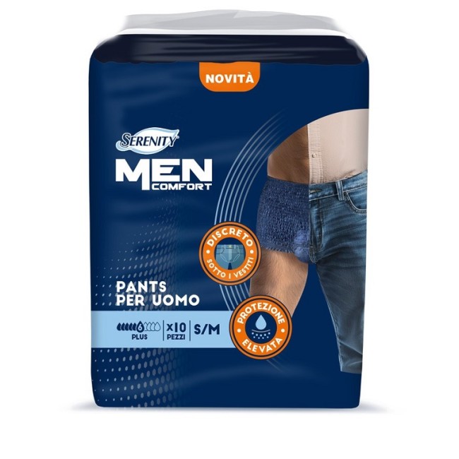 Pannolone A Mutandina Serenity Men Comfort Plus S/m 10 Pezzi Pannolone A Mutandina Serenity Men Comfort Plus S/m 10 Pezzi