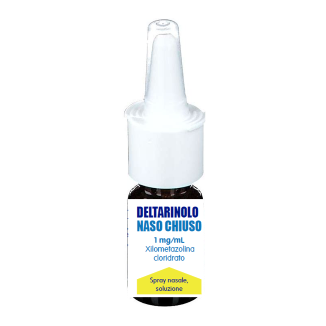 Abiogen Pharma Deltarindek Decongestionante 1 Mg/ml Spray Nasale, Soluzione Xilometazolina Cloridrato