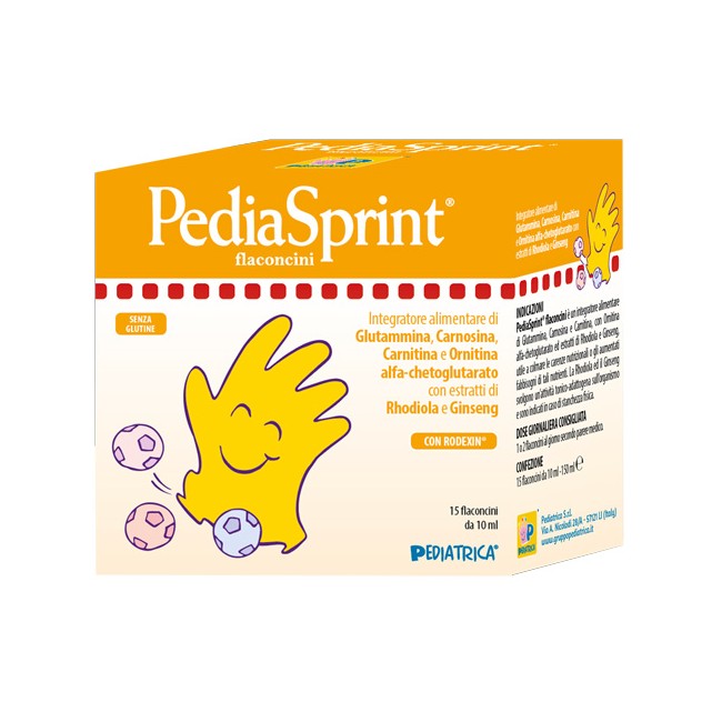 Pediatrica Pediasprint 15 Flaconcini Da 10 Ml