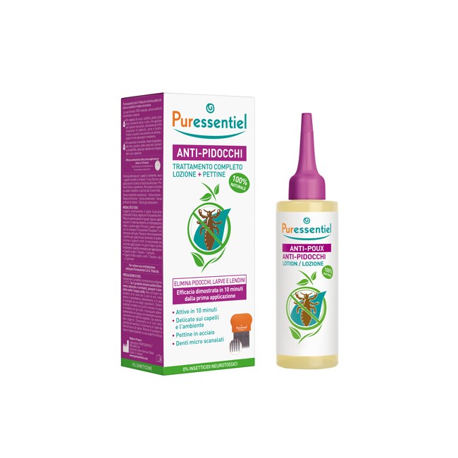 Alloga Italia Puressentiel Lozione Pidocchi Pet 100 Ml