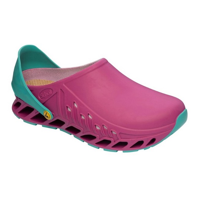 Scholl Evoflex Tpr U Fucsia/smeraldo 39