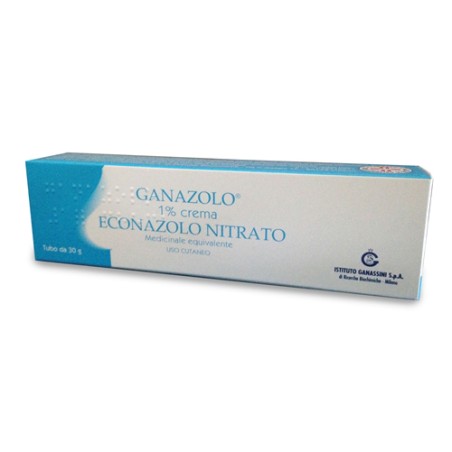 Istituto Ganassini Ganazolo 10 Mg/g Crema Ganazolo 10 Mg/g Emulsione Cutanea Econazolo Nitrato Medicinale Equivalente