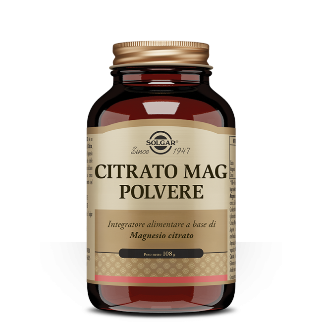 Solgar Citrato Mag Polvere 108 G