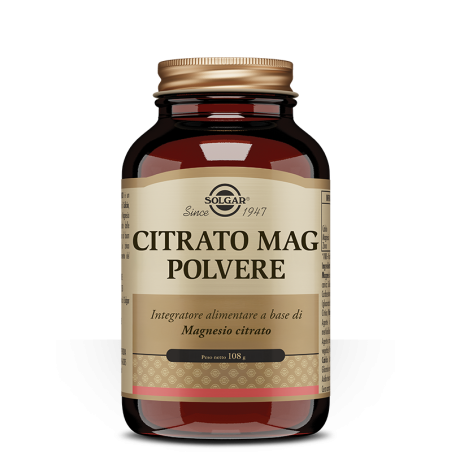 Solgar Citrato Mag Polvere 108 G