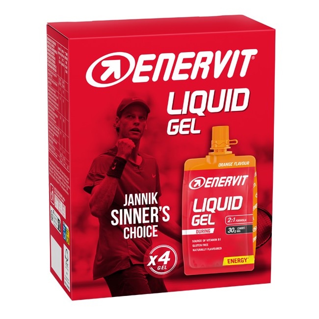 Enervit Sport Liquid Gel Orange 4 Pezzi Da 60 Ml