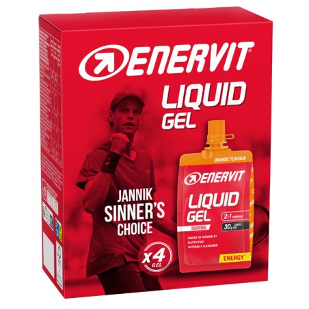 Enervit Sport Liquid Gel Orange 4 Pezzi Da 60 Ml