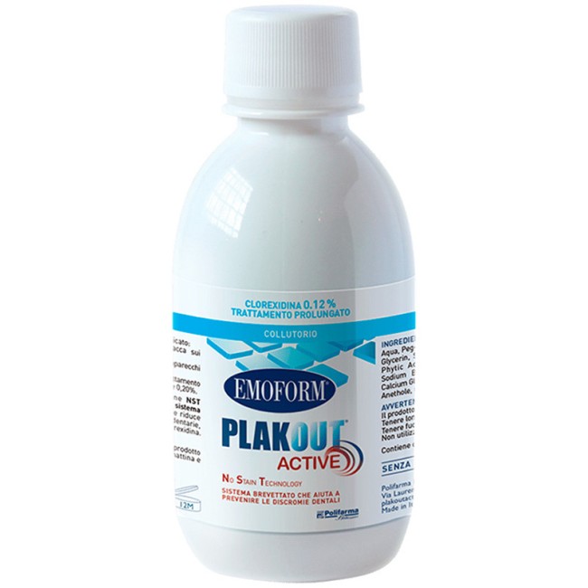 Emoform plakout active 0,12 + dentifricio vendita Emoform plakout active 0,12 + dentifricio vendita
