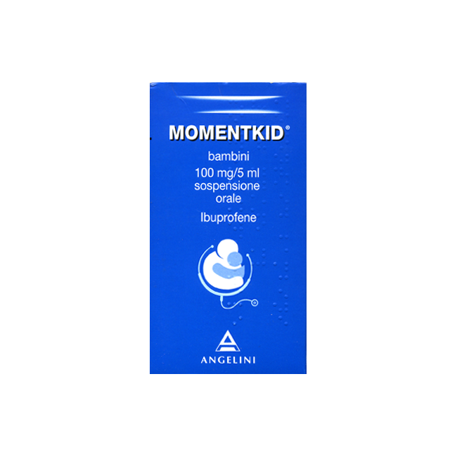 Momentkid Bambini 100 mg/5 ml Sospensione orale bambini 100 mg/5 ml Sospensione orale 150 ml