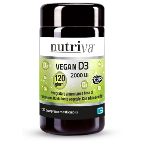Giuriati Group Nutriva Vegan D3 120 Compresse