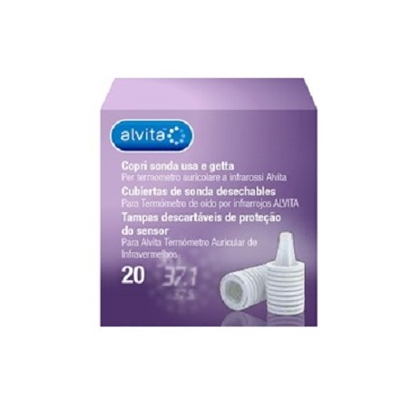 Alliance Healthcare Alvita Copri Sonda Usa E Getta Per Termometro Ad Infrarossi 20 Pezzi