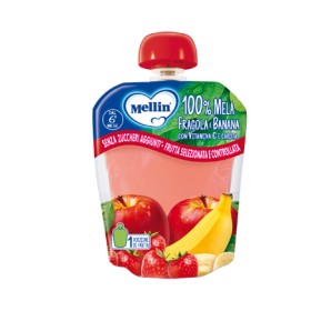 Danone Mellin Pouch Mela/fragola/banana 90 G