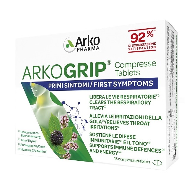 Arkopharma Arkogrip 15 Compresse Arkopharma Arkogrip 15 Compresse