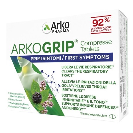 Arkopharma Arkogrip 15 Compresse Arkopharma Arkogrip 15 Compresse