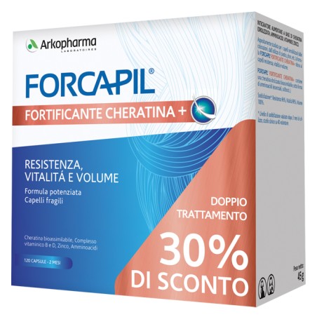 Arkopharma Forcapil Fortificante Cheratina+ Promo 120 Capsule Prezzo Speciale