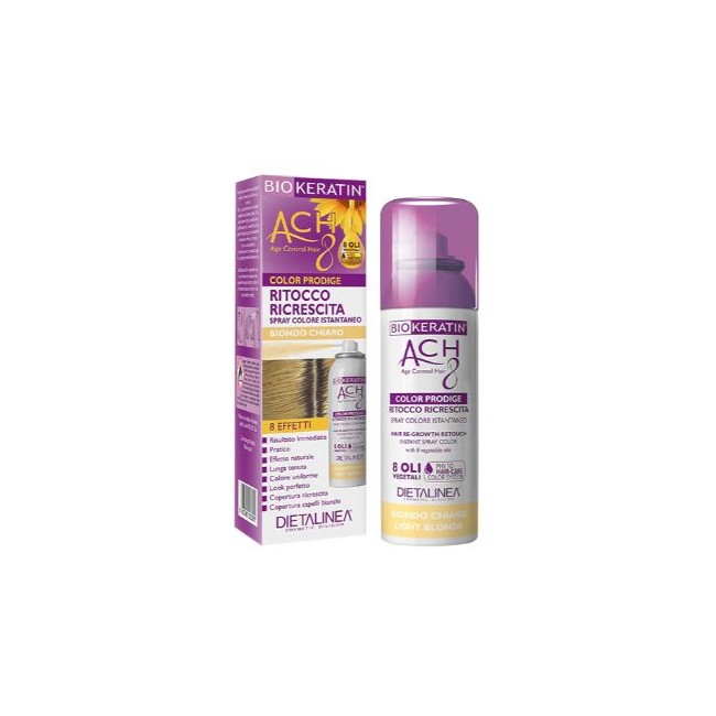 Gdp - General Dietet. Pharma Biokeratin Ach8 Color Prodige Ritocco Ricrescita Biondo Chiaro 75 Ml Dietalinea