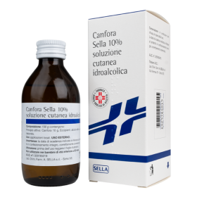Canfora Sella 10% Soluzione Cutanea Idroalcolica  Canfora Sella 10% Soluzione Cutanea Oleosa Canfora