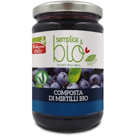 Semplice&bio Composta Di Mirtilli Bio Con Polpa Di Mela 320 G