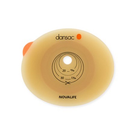 Hobama Placca Per Colo Ileo Ed Urostomia Dansac Novalife2 55mm Ritagliabile 10-47