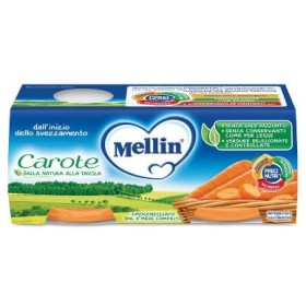 Danone Mellin Omogeneizzato Carote 2 X 80 G