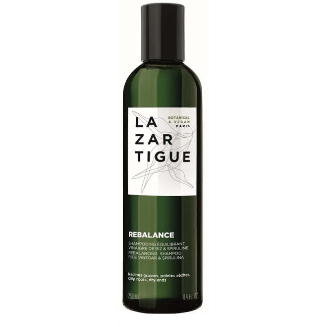 Luxury Lab Cosmetics Lazartigue Rebalance Shampoo Equilibrante Vinaigre De Riz & Spiruline 250 Ml