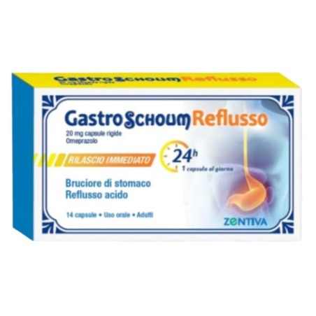 Zentiva Gastroschoum Reflusso 20 Mg Capsule Rigide Omeprazolo