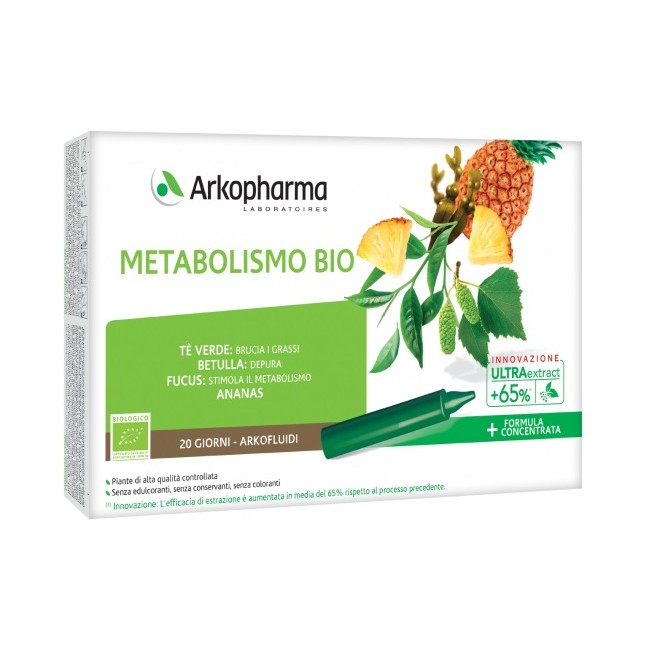 Arkopharma Arkofluidi Metabolismo Bio 20 Fiale