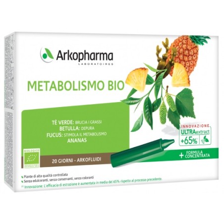 Arkopharma Arkofluidi Metabolismo Bio 20 Fiale