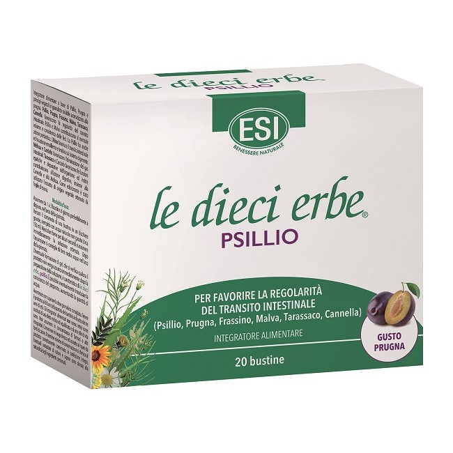 Esi Le Dieci Erbe Psillio 20 Bustine 5,6 G