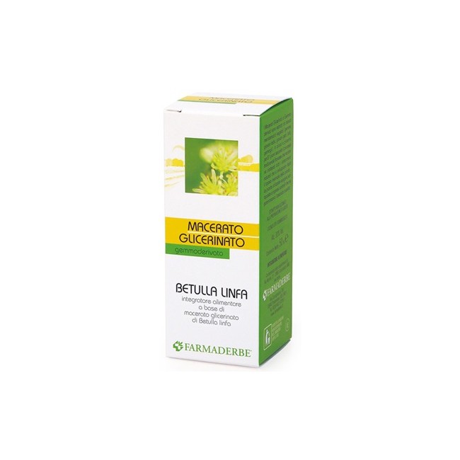 Farmaderbe Betulla Linfa Macerato Glicerinato 50 Ml