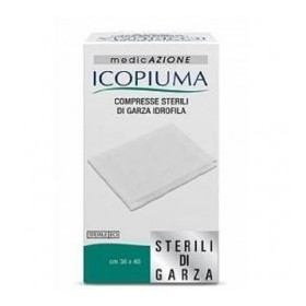 Desa Pharma Icopiuma Garza Compressa In Tessuto Non Tessuto Adesiva 10x10 Cm 16 Pezzi