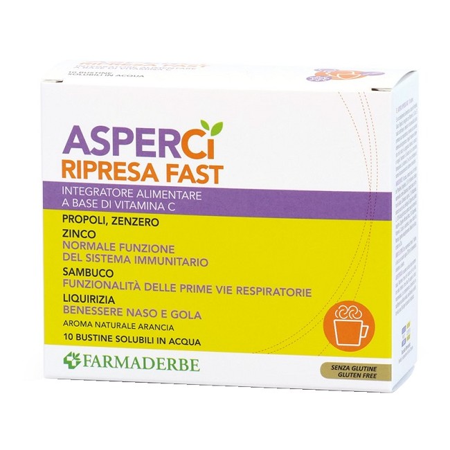 Farmaderbe Asper Ci Ripresa Fast 10 Bustine 5 G