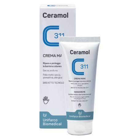 Ceramol Crema Mani riparatrice della barriera cutanea