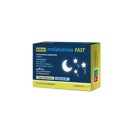 Nova Argentia Nova Melatonina Fast 45 Compresse 1mg Di Melatonina