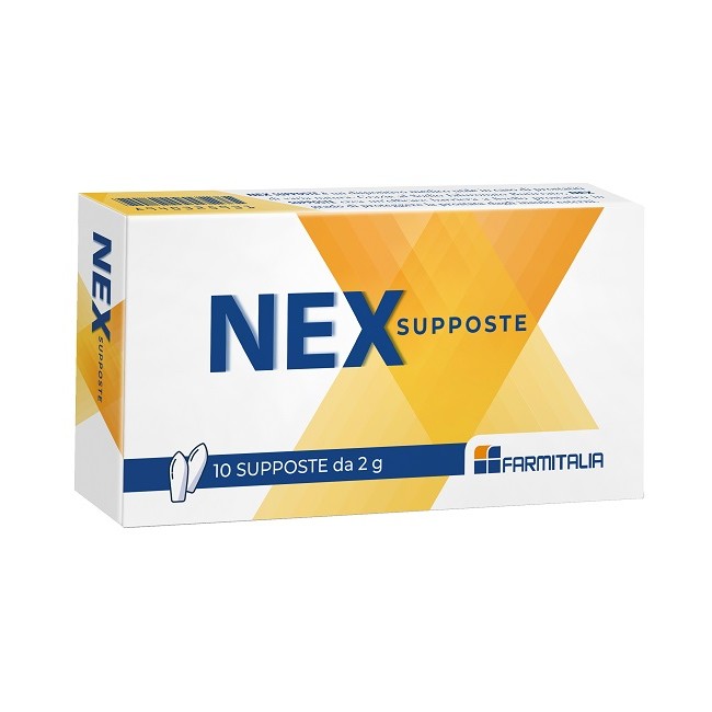 Farmitalia Nex Supposte 10 Pezzi Da 2 G