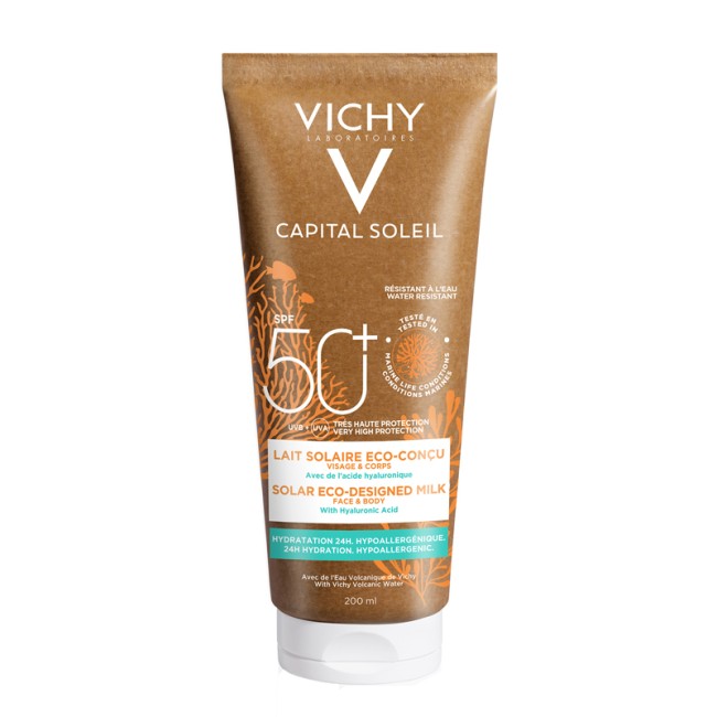 Vichy Capital Soleil Latte Solare Eco-sostenibile Spf50+ 200 Ml Vichy Capital Soleil Latte Solare Eco-sostenibile Spf50+ 200 Ml