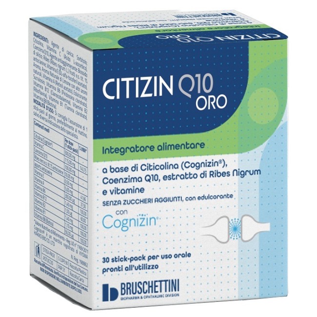 Bruschettini Citizin Q10 Oro 30 Stick-pack Orosolubili Da 3 G