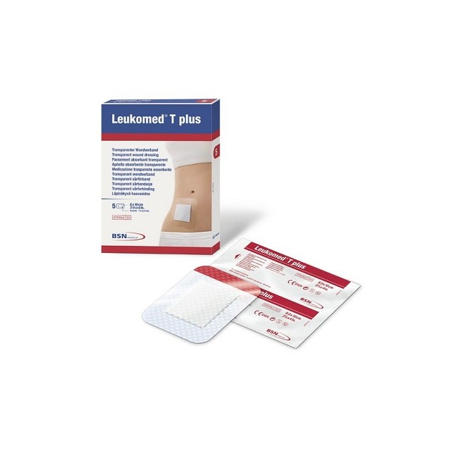 Essity Medicazione Post-operatoria Leukomed T Plus Trasparente Impermeabile 8 X 10 Cm