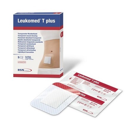 Essity Medicazione Post-operatoria Leukomed T Plus Trasparente Impermeabile 8 X 10 Cm