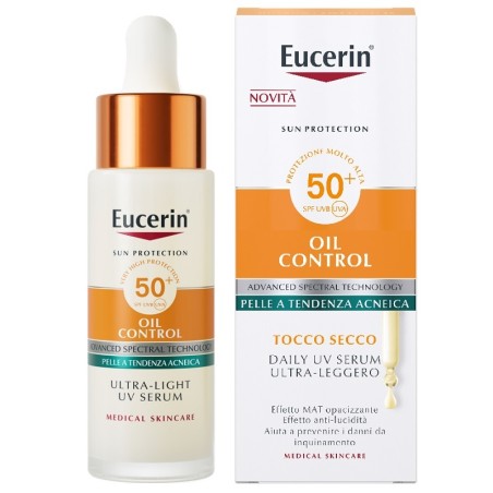 Beiersdorf Eucerin Esun Viso Oil Control Ultra Light Daily Serum Spf50+ 30 Ml