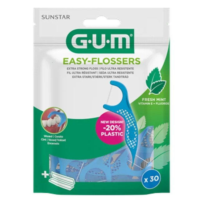 GUM Easy Flossers Forcella - 30 Pezzi