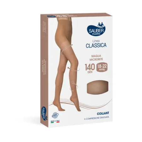 Sauber Linea Classica 140D Collant Nero TG. 2